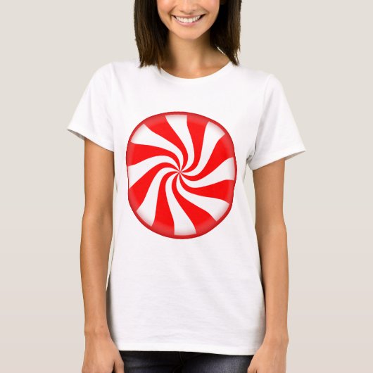 Red Peppermint Candy T-Shirt (Vorderseite)