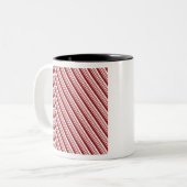 Red Peppermint Zweifarbige Tasse (Vorderseite Links)