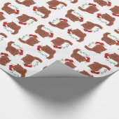 Red Persian CAT Giftwrap Geschenkpapier (Ecke)