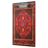 Red Persian Rug aus Mashhad Klemmbrett (Links)