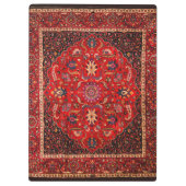 Red Persian Rug aus Mashhad Klemmbrett (Rückseite)