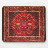 Red Persian Rug aus Mashhad Mousepad (Vorne)