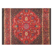 Red Persian Rug aus Mashhad Tischdecke (Vorderseite (Horizontal))