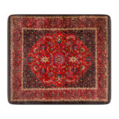 Red Persian Rug Schneidebrett (Vorderseite)