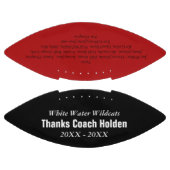 Red Personalisiert Coaches Name Teammitglieder Jah Football (Paneele)