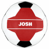 RED PERSONALISIERT FUßBALL (Vorderseite)