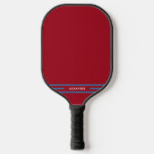 Red Personalisiert Pickleball Paddle (Vorderseite)