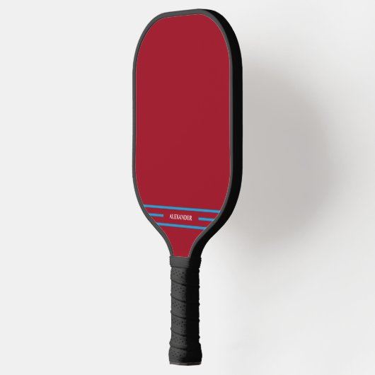 Red Personalisiert Pickleball Paddle (Links)