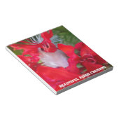 Red Petal Feather Art Print Notizblock (angewinkelt)