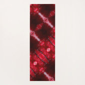 Red Petunia Ikat Yogamatte (Rückseite)