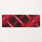 Red Petunia Ikat Yogamatte (Vorderseite (Horizontal))