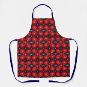Red Petunia Pattern Schürze (Vorderseite)