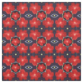 Red Petunia Pattern Stoff (Muster)