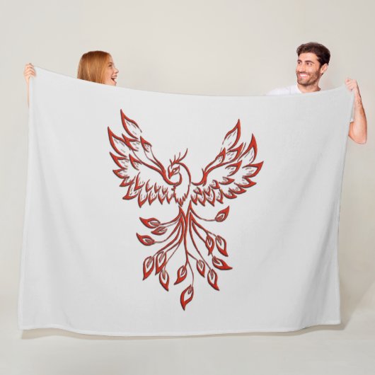 Red Phoenix erhöht Silber Fleecedecke (Beispiel)