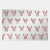 Red Phoenix erhöht Silber Geschenkpapier Set (Vorderseite)
