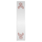 Red Phoenix erhöht Silber Kurzer Tischläufer (Vorderseite)