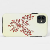 Red Phoenix Erhöhungen Case-Mate iPhone Hülle (Rückseite (Horizontal))