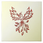 Red Phoenix Erhöhungen Fliese (Vorderseite)