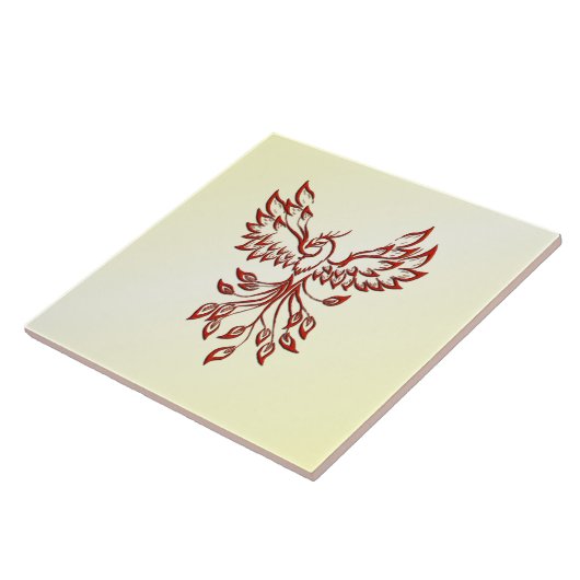 Red Phoenix Erhöhungen Fliese (Seite)