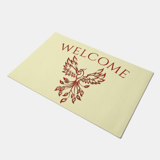 Red Phoenix Erhöhungen Fußmatte (Schrägansicht)