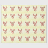 Red Phoenix Erhöhungen Geschenkpapier (Flach)