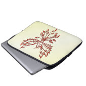 Red Phoenix Erhöhungen Laptopschutzhülle (Vorne Knopf)