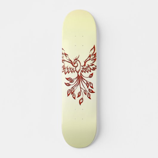 Red Phoenix Erhöhungen Skateboard (Vorne)