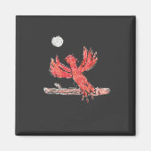 Red Phoenix Magnet (Vorne)