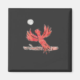 Red Phoenix Magnet