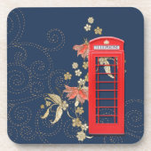 Red Phone Box Untersetzer (Vorderseite)