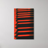 Red Piano Keys Leinwanddruck (Vorderseite)