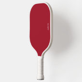 Red Pickleball Paddle mit Namen (Links)