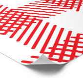 Red Picnic I Do GRILLEN Begrüßungszeichen Poster (Ecke)