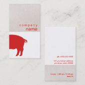 Red Pig Business Card Visitenkarte (Vorne/Hinten)