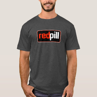 Red Pill™ Text Black Logo T - Shirt
