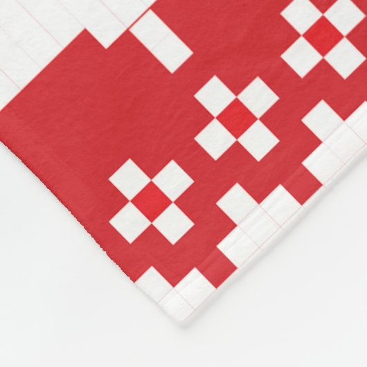 Red Pine Tree Sweater Strick Blanket Fleecedecke (Ecke)