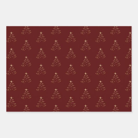 Red, Pink & Berry Fun Weihnachtsgeschenk Geschenkpapier Set (Vorderseite 2)