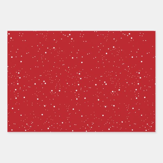 Red & Pink Frohe Weihnachtsmischung Geschenkpapier Set (Vorderseite)