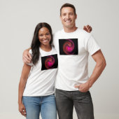 RED PINK FUCHSIA LIGHT VORTEX T-Shirt (Unisex)
