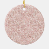 Red Pink Glitter Butterflies Christmas Keramik Ornament (Hinten)