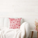 Red Pink Hearts Love Plaid Stripes Kissen<br><div class="desc">Red Pink Hearts Love Plaid Stripes</div>