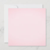 Red Pink Picnic Save the Date Card (Rückseite)