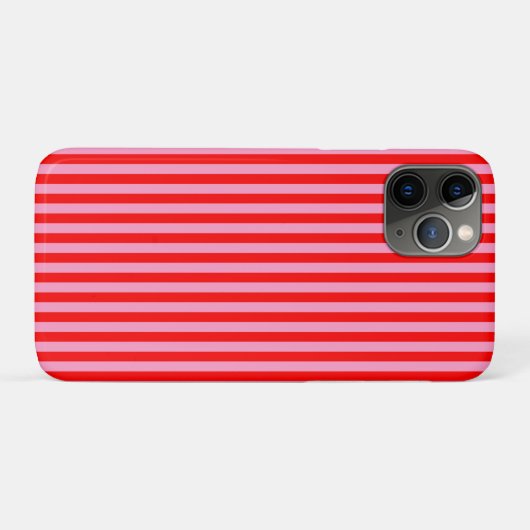 RED PINK STRIPED - Vertikal - Strandhandtuch Case-Mate iPhone Hülle (Rückseite (Horizontal))