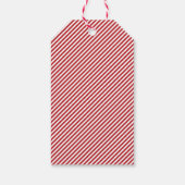 Red Pink Weihnachten Geburtstag Vielen Dank für Ih Geschenkanhänger (Rückseite)