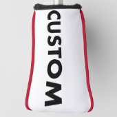 RED Piping Custom Golf Putter Headcover Blank (Rotieren 90)