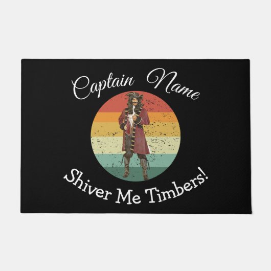 Red Pirate Doormat Fußmatte (Vorderseite)