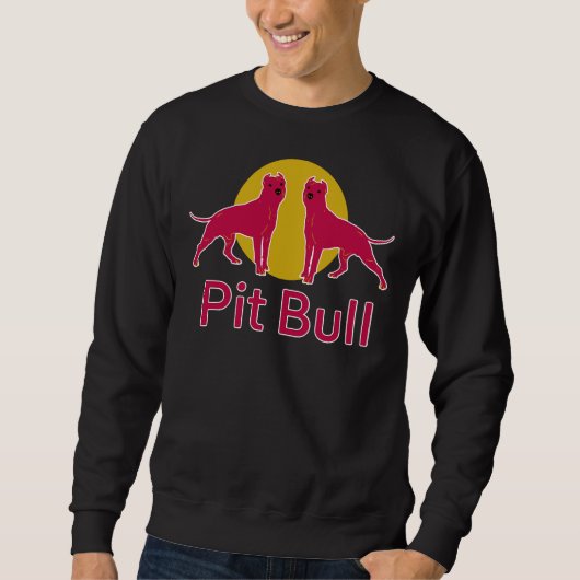 Red Pit Bull Sweatshirt (Vorderseite)