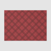 Red Plaid Christmas Gift Seidenpapier (Vorderseite)