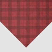 Red Plaid Christmas Gift Seidenpapier (Ausschnitt)