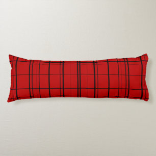 Red plaid christmas pattern seitenschläferkissen